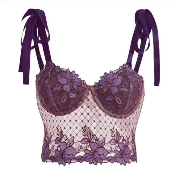 PINK Victoria's Secret Purple Lace Shapewear - Picture 1 of 11